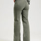 Green Straight Leg Raw Hem Jeans - Whimsical Appalachian Boutique