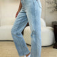 Judy Blue High Waist Distressed Straight Jeans - Whimsical Appalachian Boutique