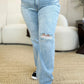 Judy Blue High Waist Distressed Straight Jeans - Whimsical Appalachian Boutique