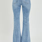 RISEN Frayed Hem High Rise Flare Jeans - Whimsical Appalachian Boutique