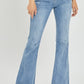 RISEN Frayed Hem High Rise Flare Jeans - Whimsical Appalachian Boutique