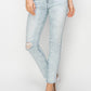 RISEN High Rise Distressed Skinny Jeans - Whimsical Appalachian Boutique