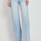 RISEN Wide Leg V Dipped Front Waist Jeans