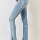 Kancan Mid Rise Y2K Slit Bootcut Jeans - Whimsical Appalachian Boutique