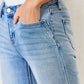 Kancan Mid Rise Y2K Slit Bootcut Jeans - Whimsical Appalachian Boutique