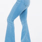 GJG Denim Bell Bottom Jean in Light Blue - Whimsical Appalachian Boutique