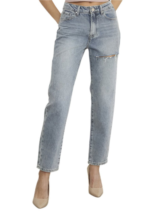 Denim Lab USA High Waist Straight Jeans - Whimsical Appalachian Boutique