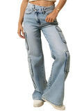 Denim Lab USA Crossover Relaxed Cargo Jeans - Whimsical Appalachian Boutique