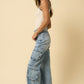 Denim Lab USA Crossover Relaxed Cargo Jeans - Whimsical Appalachian Boutique