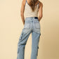 Denim Lab USA Crossover Relaxed Cargo Jeans - Whimsical Appalachian Boutique