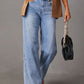 High Waist Straight Jeans with Pockets - Whimsical Appalachian Boutique