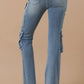 Denim Lab USA High Rise Cargo Bootcut Denim - Whimsical Appalachian Boutique