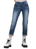 Denim Lab USA Slim Boyfriend Jeans - Whimsical Appalachian Boutique