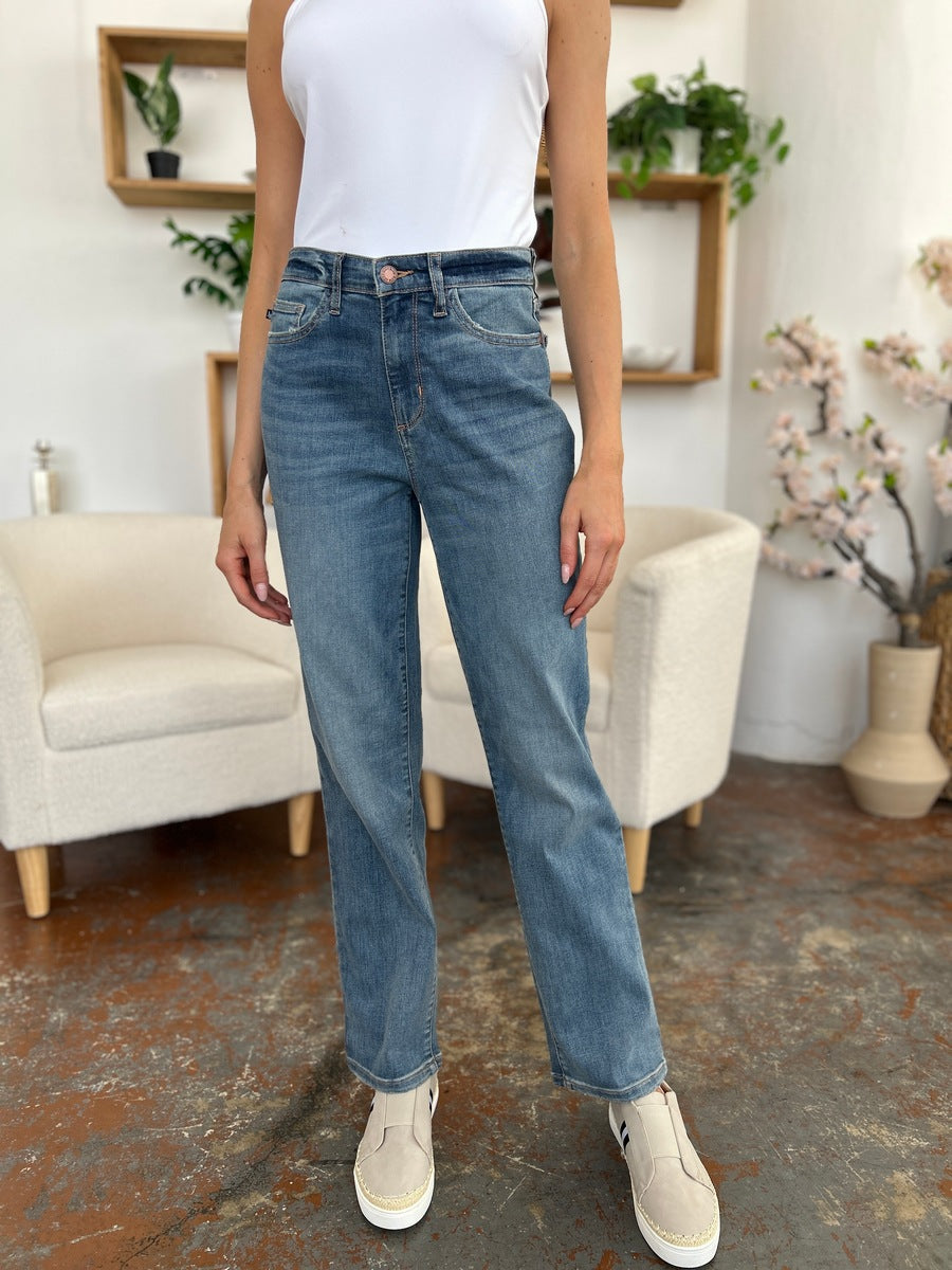 Judy Blue High Waist Straight Jeans - Whimsical Appalachian Boutique