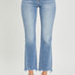 RISEN Frayed Hem Cropped Straight Jeans - Whimsical Appalachian Boutique