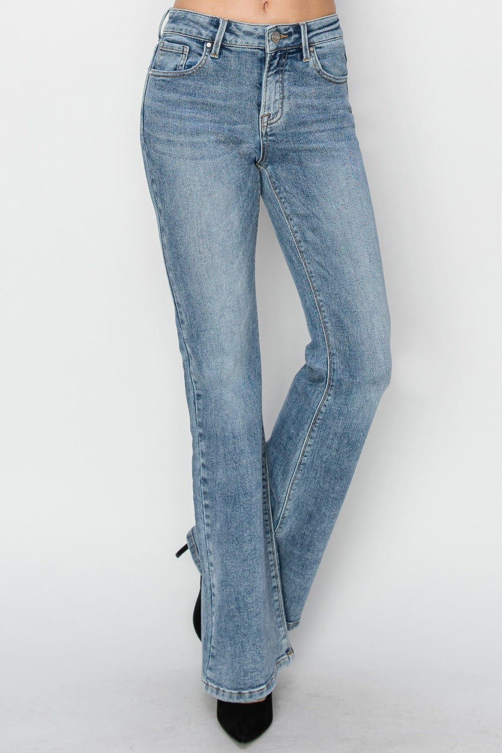 RISEN Mid Rise Bootcut Jeans - Whimsical Appalachian Boutique