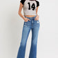 RISEN Tummy Control High Rise Crop Bootcut Jeans