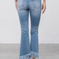 Insane Gene Mid-Rise Frayed Crop Flare Jeans - Whimsical Appalachian Boutique