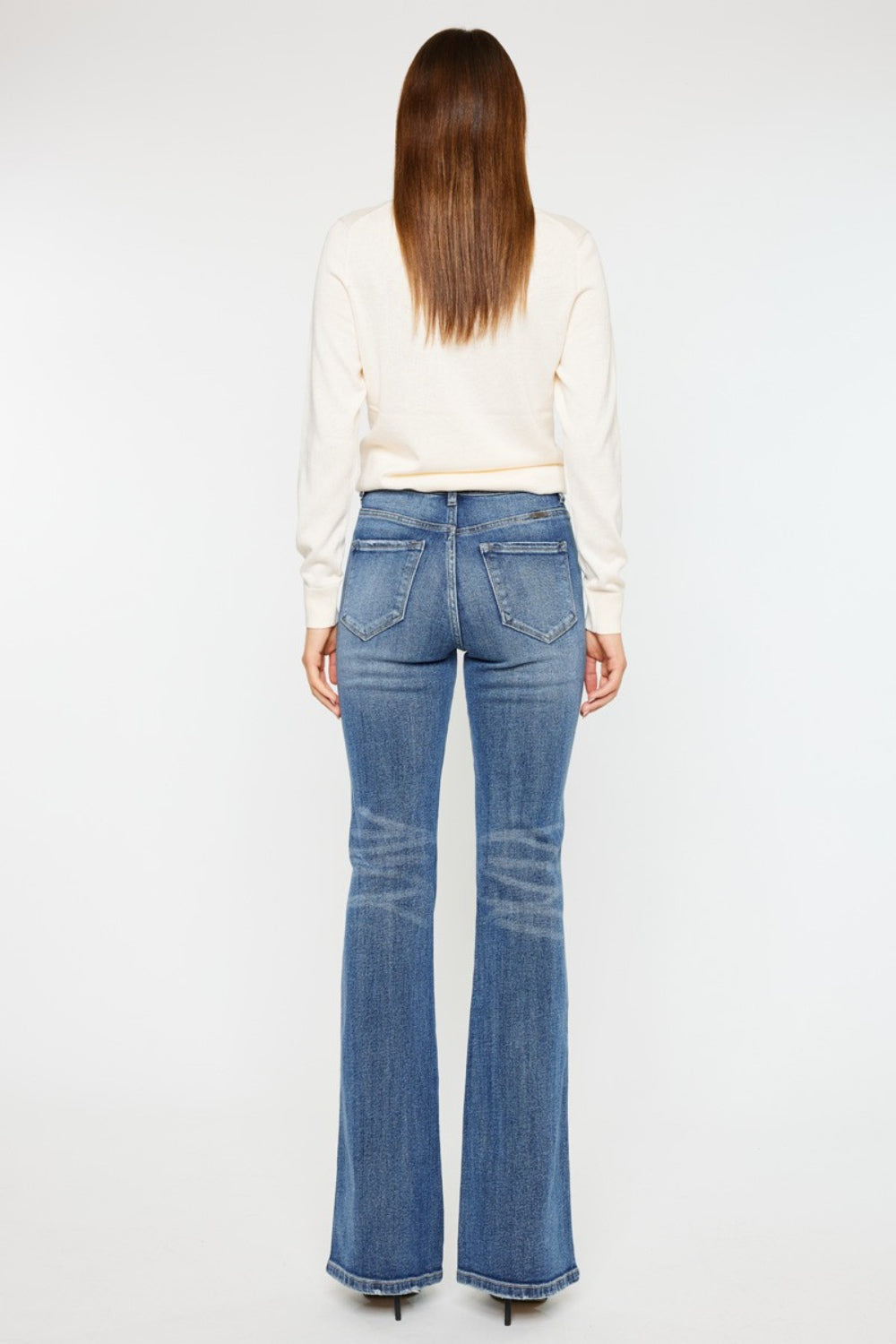 Kancan Cat's Whiskers High Waist Flare Jeans - Whimsical Appalachian Boutique