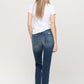 Flying Monkey Cuffed Stretch Boyfriend Jeans - Whimsical Appalachian Boutique