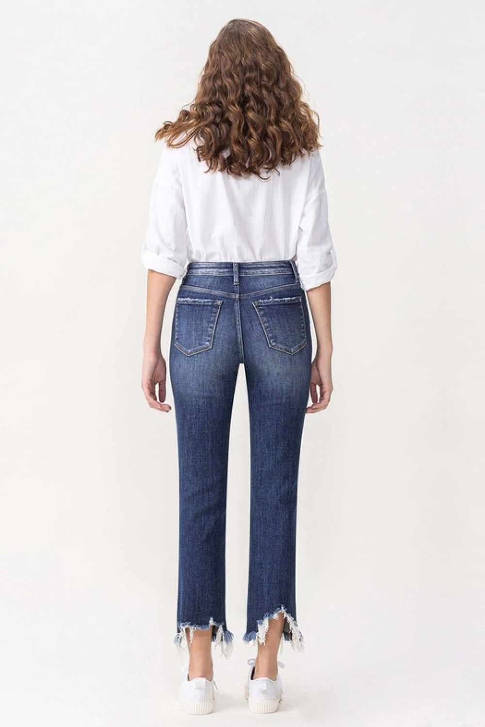 Lovervet Jackie High Rise Crop Straight Leg Jeans - Whimsical Appalachian Boutique