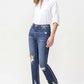 Lovervet Jackie High Rise Crop Straight Leg Jeans - Whimsical Appalachian Boutique