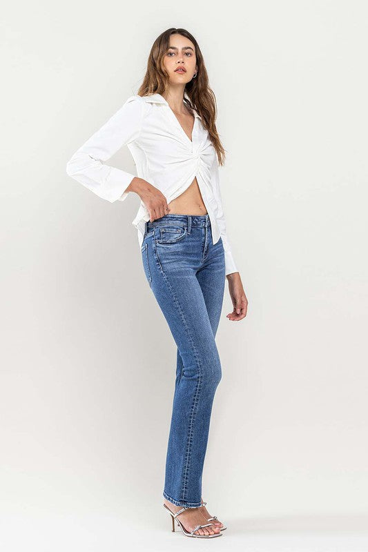 Flying Monkey Low Rise Slim Bootcut Jeans - Whimsical Appalachian Boutique