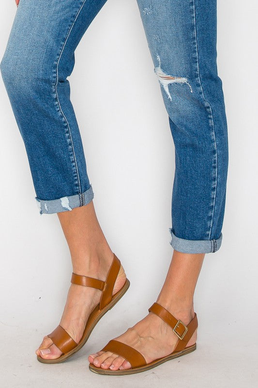 Artemis Vintage High Rise Tapered Leg Jeans - Whimsical Appalachian Boutique