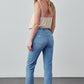 Denim Lab USA High Rise Distressed Straight Jeans - Whimsical Appalachian Boutique