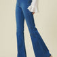 Vibrant M.i.U Curvy High Rise Flare Jeans - Whimsical Appalachian Boutique