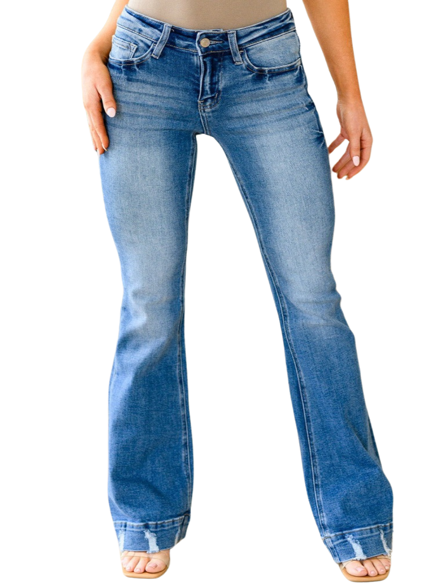 Cat's Whisker Bootcut Jeans with Pockets