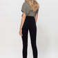 VERVET Distressed Super Soft High Rise Black Skinny Jeans