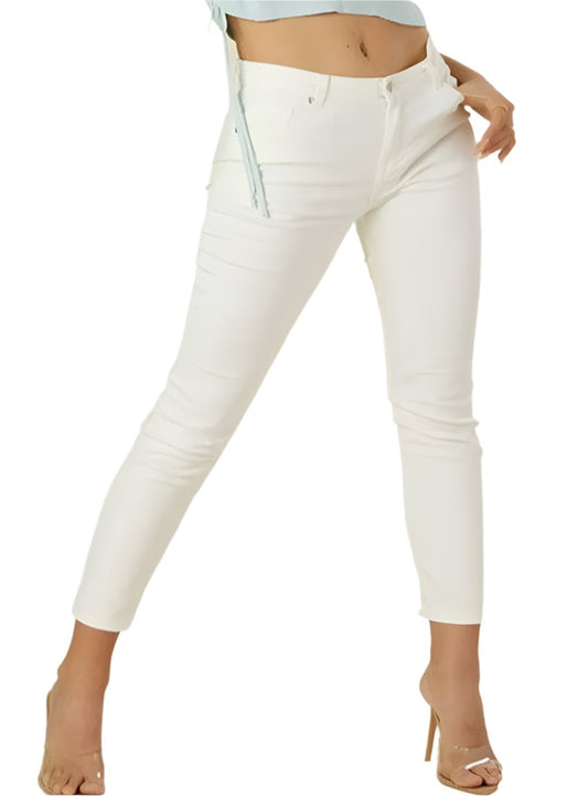 Lilou White Skinny Jeans - Whimsical Appalachian Boutique