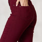 YMI Jeanswear Stretch Mid-Rise Skinny Jeans - Wine - Whimsical Appalachian Boutique