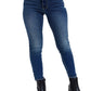 Judy Blue mid-rise skinny jeans in dark wash with thermal lining
