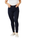 Classic navy skinny jeans with tummy control panel

