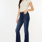 Women's Kancan slim flare jeans with pockets
