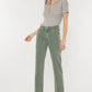 Trendy olive straight jeans for women by Kancan with a flattering high-rise fit.
