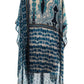 Breezy Blue Boho Tribal Printed Kimono - Whimsical Appalachian Boutique