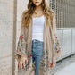 Long Floral Kimono Cardigan - Whimsical Appalachian Boutique