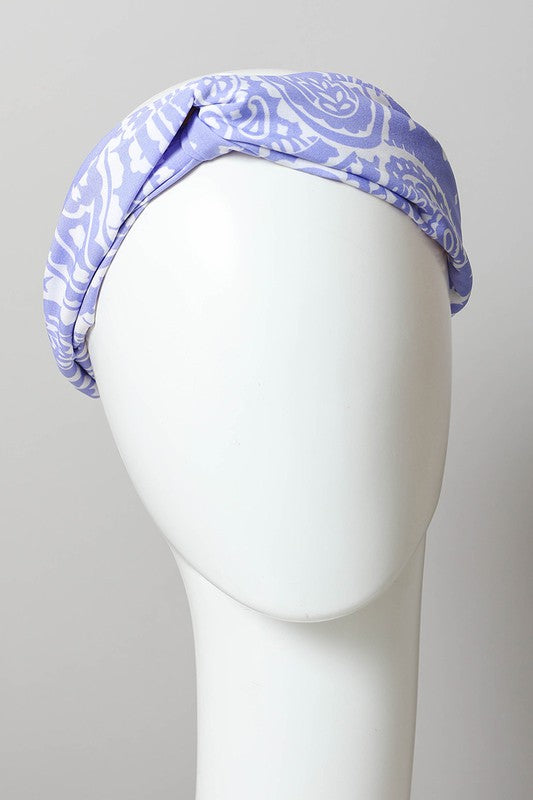 Large Paisley Print Bright Boho Headwrap