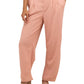 Pink waffle trouser pants with tailored fit
