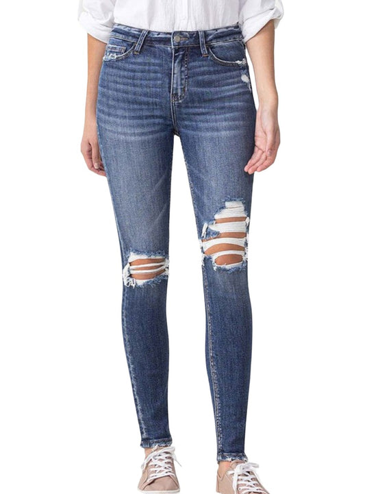 Lovervet Hayden high rise skinny jeans with a chic and stylish design.