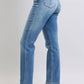 Women's straight-leg jeans in vintage wash, sizes 0-24W
