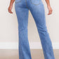 Vibrant M.i.U square pocket bootcut jeans
