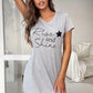 RISE AND SHINE Contrast Lace T-Shirt Dress - Whimsical Appalachian Boutique