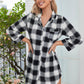 Plaid Collared Night Shirt Dress - Whimsical Appalachian Boutique