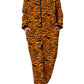 Animal Print Lounge Jumpsuit with Pockets