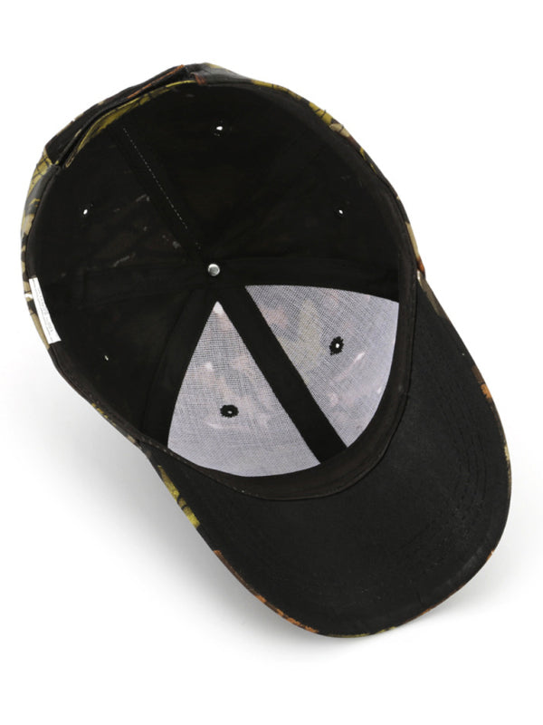 Cotton camo cap perfect for outdoor adventures
