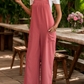 Effortless Bohemian Style Pocketed Overalls - Whimsical Appalachian Boutique